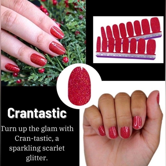 Glitter Red Color Street Nail Polish in the color “Cran-tastic” Brand New in Box - Picture 12 of 17
